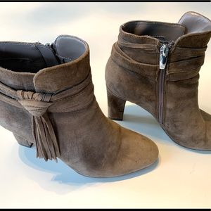 Ralph Lauren Belcia suede booties 8.5